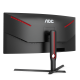 จอ Monitor AOC CU34G3S/67 34" LED Curved 21:9 Black&Red Gaming 165Hz. 1ms. สามารถออกใบกำกับภาษีได้