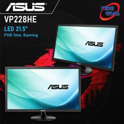 (Monitor) Asus VP228HE LED21.5" FHD 1ms. Gaming (HDMI,VGA)