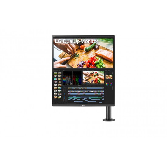 Monitor LG NANO DUALUP 28MQ780-B - 27.6" IPS 2K 60Hz (USB-C,HDR) สามารถออกใบกำกับภาษีได้