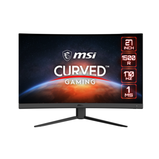 Monitor MSI Optix G27CQ4 E2 27" VA Curevd Gaming 170Hz.WQHD 1ms.(2HDMI,DPP,Audio Out) สามารถออกใบกำกับภาษีได้