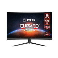 Monitor MSI Optix G32C4X 31.5" Curved Freezync Premium 250Hz.FHD 1ms.(2HDMI,DPP) สามารถออกใบกำกับภาษีได้