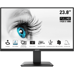 จอ Monitor MSI Pro MP2412 23.8" 100Hz.1ms. VA FHD สามารถออกใบกำกับภาษีได้