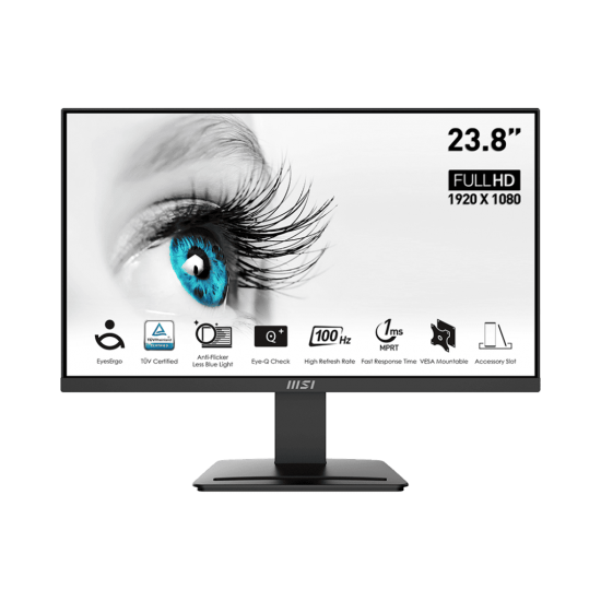 จอ Monitor MSI Pro MP2412 23.8" 100Hz.1ms. VA FHD สามารถออกใบกำกับภาษีได้