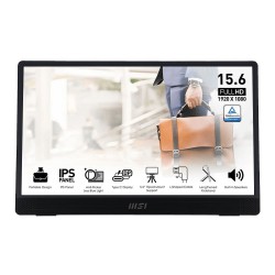 จอ Monitor MSI Pro MP161 E2U Portable 15.6" FHD IPS Speakers สามารถออกใบกำกับภาษีได้