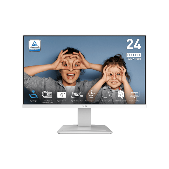 จอ Monitor MSI Pro MP2412W 23.8" 100Hz.1ms. VA FHD สามารถออกใบกำกับภาษีได้