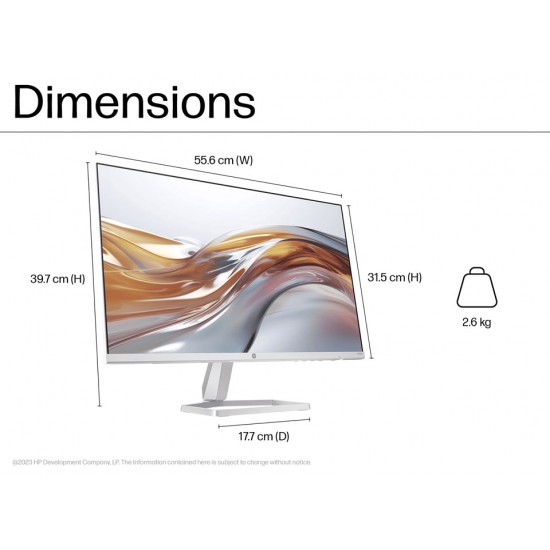 จอ Monitor HP Series 5 524SW 23.8" IPS FHD 100Hz 5ms สามารถออกใบกำกับภาษีได้
