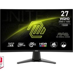 จอ Monitor MSI MAG 27CQ6F 27" VA 2K Curve(WQHD)180Hz,0.5ms,16:9 Adative Sync สามารถออกใบกำกับภาษีได้