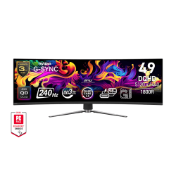  จอ Monitor MSI MPG 491CQPX 49" (QD-OLED) 2K 240Hz.0.03ms. สามารถออกใบกำกับภาษีได้