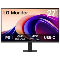จอ Monitor LG 27U631A-B 27" IPS 100Hz 2K 5ms.16:9 สามารถออกใบกำกับภาษีได้