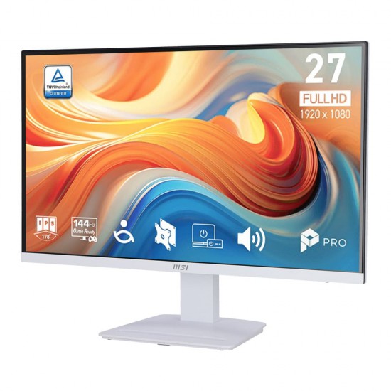 จอ Monitor MSI PRO MP273W E14A 27" White IPS FHD 144Hz.1ms. สามารถออกใบกำกับภาษีได้