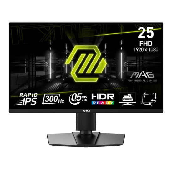 จอ Monitor MSI MAG 255PXF 24.5" Rapid IPS FHD 300Hz,0.5ms,16:9,FreeSync สามารถออกใบกำกับภาษีได้