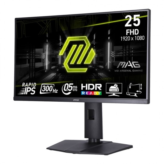 จอ Monitor MSI MAG 255PXF 24.5" Rapid IPS FHD 300Hz,0.5ms,16:9,FreeSync สามารถออกใบกำกับภาษีได้