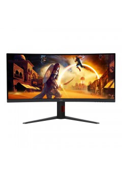 จอ Monitor AOC CU34G4/67 34" WQHD Curved VA 180Hz 0.5ms Freesync สามารถออกใบกำกับภาษีได้