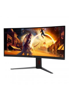 จอ Monitor AOC CU34G4/67 34" WQHD Curved VA 180Hz 0.5ms Freesync สามารถออกใบกำกับภาษีได้