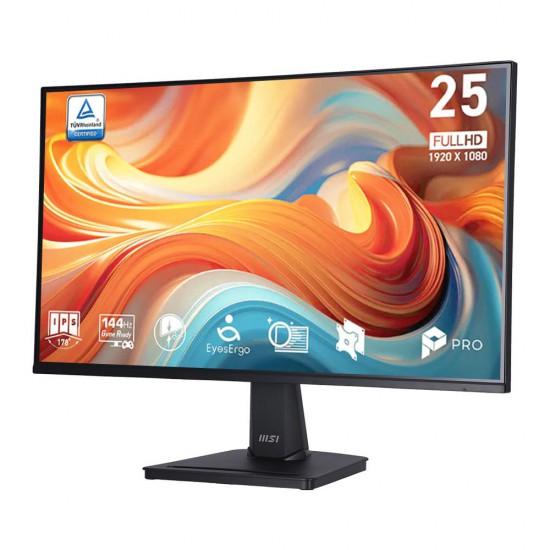 จอ Monitor MSI Pro MP251 E14L 24.5" IPS FHD 144Hz.1ms. (HDMI1,DP1) สามารถออกใบกำกับภาษีได้