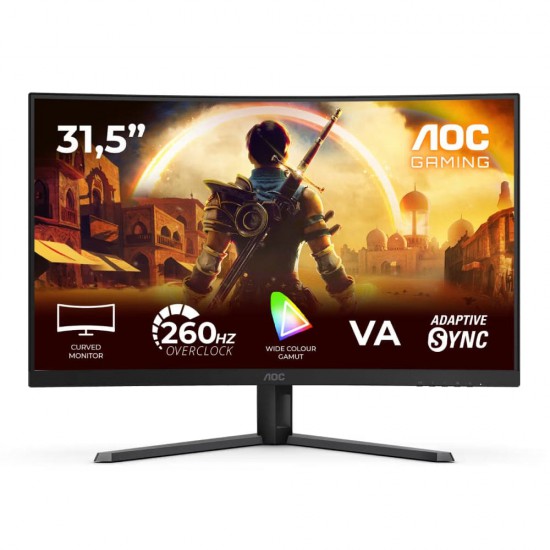 จอ Monitor AOC Gaming C32G42ZE/67 27" Curved Gaming  FHD IPS 260Hz OC Adaptive Sync (HDMI,DPP) สามารถออกใบกำกับภาษีได้