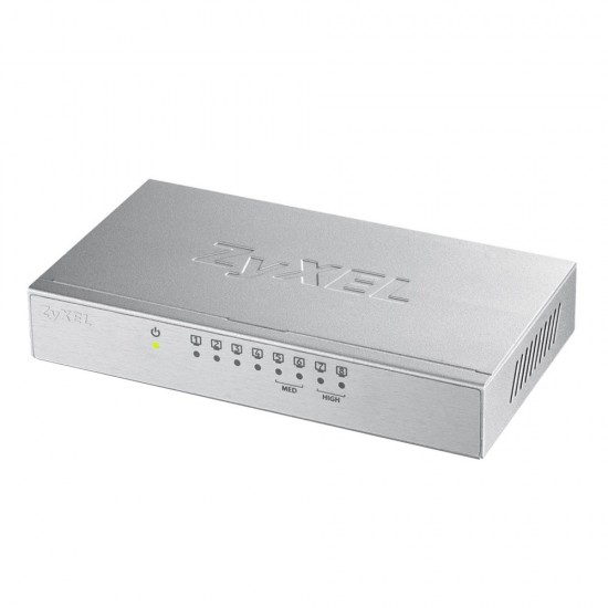 GIGABIT SWITCH HUB ZYXEL GS-108Bv3 Gigabit 8 Port 10/100/1000 Unmanaged