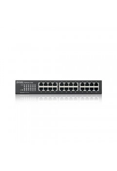 GIGABIT SWITCH HUB ZYXEL 24 Port GS1100-24E Gigabit 10/100/1000 Unmanaged/Rackmount