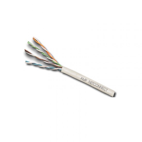 LAN CABLE AMP,Commscope LAN Cable UTP CAT5E (6-0219590-2-BOX) (กล่อง 305 ม./1,000ft.)