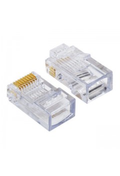RJ45 LAN Connector AMP,Commscope (แท้) RJ45 Cat5 (ถุง 100 ห้ว)
