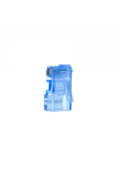RJ45 LAN Connector Link RJ 45 Cat6 Crytal Blue (US-1062) (ถุง 10 ห้ว)