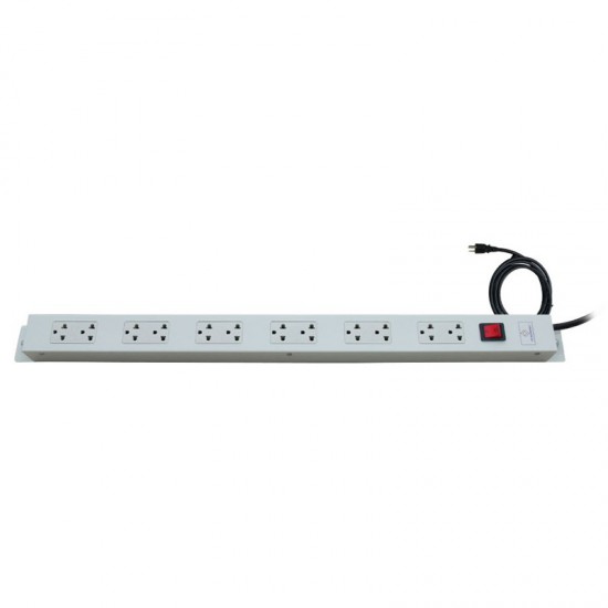 Powerline Wall Rack 12 Outlet Universal มี Surge(G7-00012)