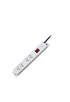 Powerline Wall Rack 4 Outlet Universal มี Surge (G7-00004)