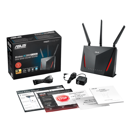 ACCESS POINT ASUS RT-AC86U Wireless AC2900 Dual-band Gigabit Router