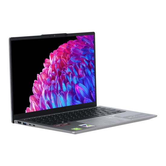 Notebook ACER Swift Go 14 SFG14-64-R9Q4(Sparkly Silver) ลงโปรแกรมพร้อมใช้งาน/สามารถออกใบกำกับภาษีได้