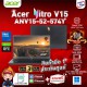 Notebook Acer Nitro V15 ANV15-52-574Y (Obsidian Black) ลงโปรแกรมพร้อมใช้งาน/สามารถออกใบกำกับภาษีได้