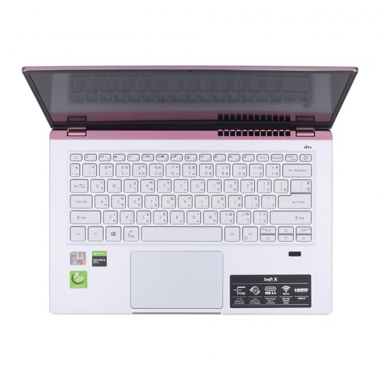 NOTEBOOK ACER SWIFT X SFX14-41G-R2NM (PEACHY PINK) ลงโปรแกรมพร้อมใช้งาน/สามารถออกใบกำกับภาษีได้