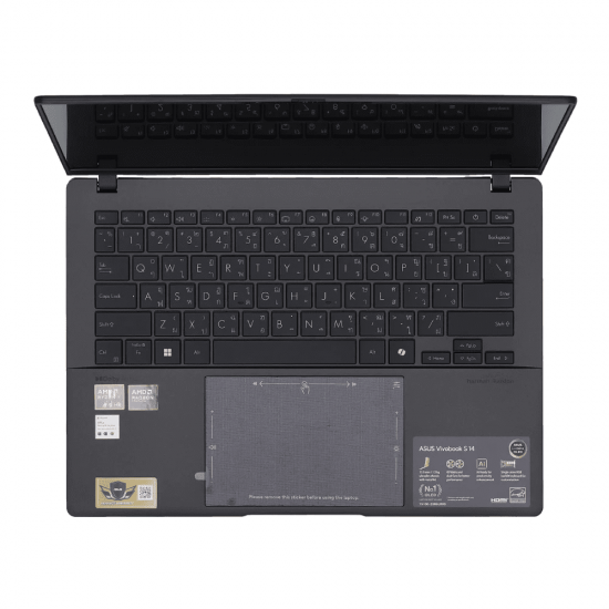 Notebook Asus Vivobook S 14 OLED D5406WA-PP904WF (Neutral Black)  สามารถออกใบกำกับภาษีได้/ลงโปรแกรมพร้อมใช้งาน