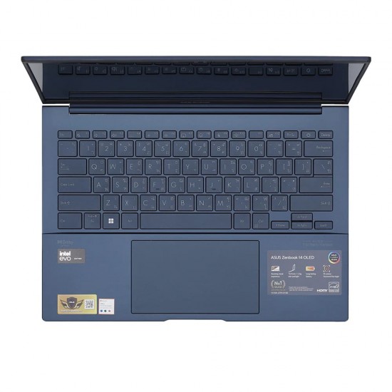 โน๊ตบุ๊ค Notebook Asus Zenbook 14 OLED UX3405MA-PP735WF (Ponder Blue) สามารถออกใบกำกับภาษีได้/ลงโปรแกรมพร้อมใช้งาน