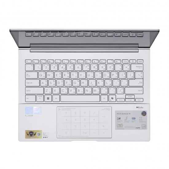 โน๊ตบุ๊ค Notebook Asus Zenbook 14 OLED UX3405CA-PZ583WA (Foggy Silver) สามารถออกใบกำกับภาษีได้/ลงโปรแกรมพร้อมใช้งาน