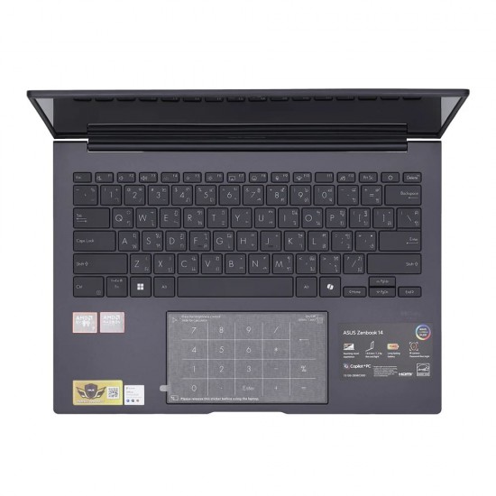 โน๊ตบุ๊ค Notebook Asus Zenbook 14 OLED UM3406KA-PP761WA (Jade Black) สามารถออกใบกำกับภาษีได้/ลงโปรแกรมพร้อมใช้งาน