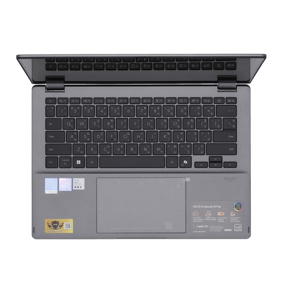 Notebook Asus Vivobook 14 FLIP TP3407SA-QL528WA (Matte Gray) ลงโปรแกรมพร้อมใช้งาน/สามารถออกใบกำกับภาษีได้