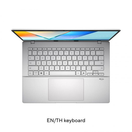 โน๊ตบุ๊ค Notebook Asus Vivobook S14 S3407QA-OLED053WA (Cool Silver) ลงโปรแกรมพร้อมใช้งาน/สามารถออกใบกำกับภาษีได้