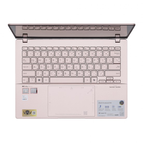 Notebook Asus Vivobook S14 D5406KA-ROSE792WA (Rose Gold) ลงโปรแกรมพร้อมใช้งาน/สามารถออกใบกำกับภาษีได้