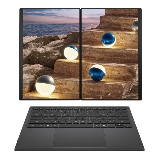 โน๊ตบุ๊ค Notebook Asus Zenbook DUO UX8407AA-SN749WA (Moher Gray) ลงโปรแกรมพร้อมใช้งาน/สามารถออกใบกำกับภาษีได้