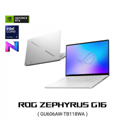 โน๊ตบุ๊ค Notebook Asus ROG Zephyrus GU606AW-TB118WA (Pattinum White) ลงโปรแกรมพร้อมใช้งาน/สามารถออกใบกำกับภาษีได้