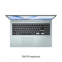 โน๊ตบุ๊ค Notebook Asus Vivobook Go 15 E1504TA-GREEN182WA (Green Gray) ลงโปรแกรมพร้อมใช้งาน/สามารถออกใบกำกับภาษีได้