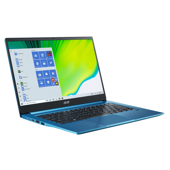 NOTEBOOK ACER SWIFT 3 SF314-59-59J4 (AQUA BLUE) ลงโปรแกรมพร้อมใช้งาน/สามารถออกใบกำกับภาษีได้