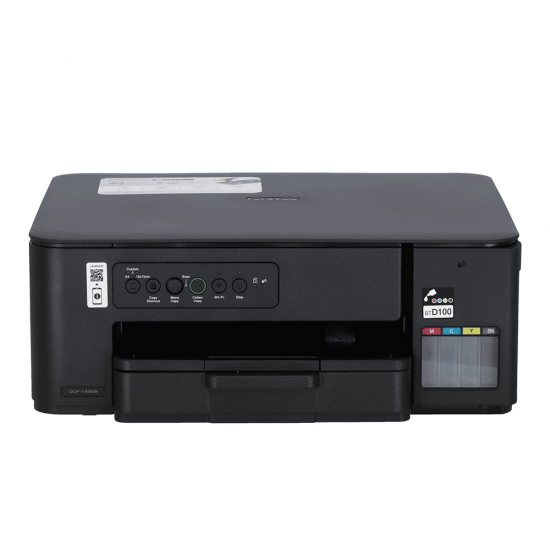 ปริ้นเตอร์ PRINTER Brother DCP-T430W Ink Tank 3 in 1,Print,Copy,Scan,Wireless,Mobile สามารถออกใบกำกับภาษีได้