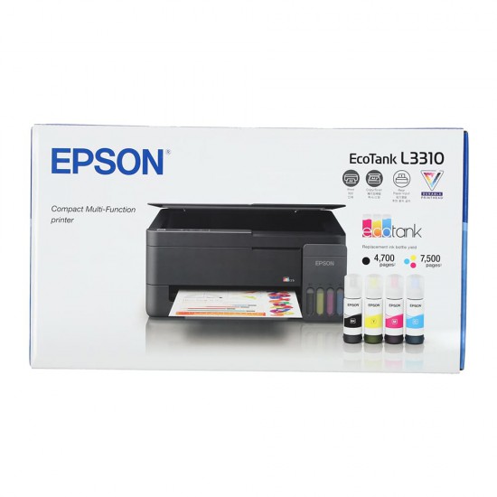 ปริ้นเตอร์ PRINTER Epson EcoTank L3310 All in one สามารถออกใบกำกับภาษีได้