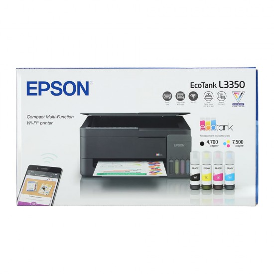 ปริ้นเตอร์ PRINTER Epson EcoTank L3350 All in one/Wi-Fi สามารถออกใบกำกับภาษีได้