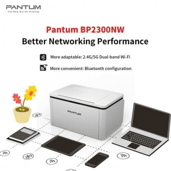 PRINTER Pantum BP2300W Mono Laser Wifi (Print Only) สามารถออกใบกำกับภาษีได้