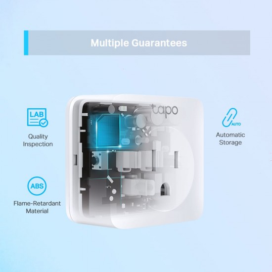 TP-LINK - SMART HOME DEVICE TP-Link Tapo P100(US) Mini Smart Wi-Fi Socket Blurtooth