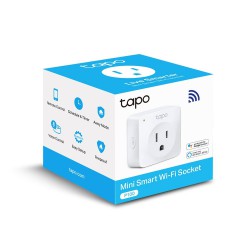 TP-LINK - SMART HOME DEVICE TP-Link Tapo P100(US) Mini Smart Wi-Fi Socket Blurtooth