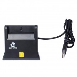 SMART CARD WAC ZW-12026-3 USB Smart Card Reader เครื่องอ่านสมาร์ทการ์ด แนวตั้ง