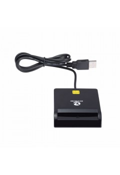 SMART CARD WAC ZW-12026-1 USB Type-C + Adapter Type-C to USB Smart Card Reader เครื่องอ่านสมาร์ทการ์ด แนวนอน